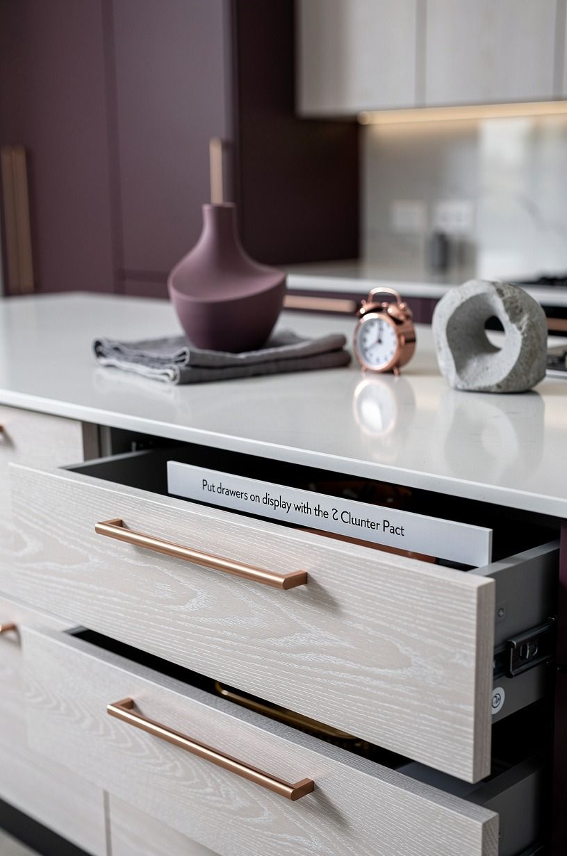 Put drawers on display with the Clear-Counter Pact