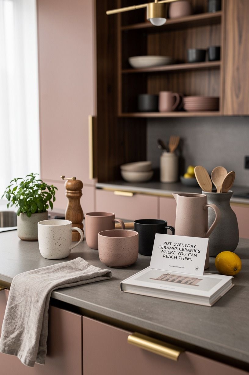Put Everyday Ceramics Where You Can Reach Them