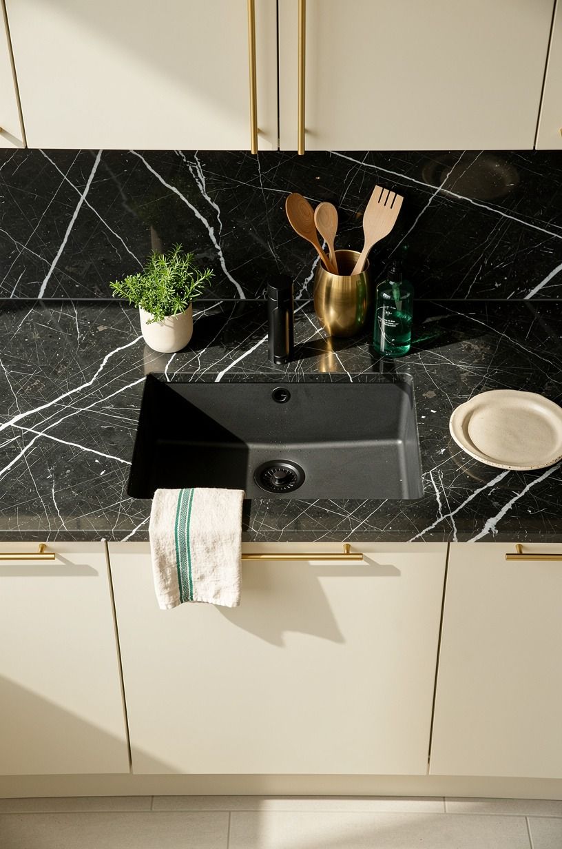 Put the Sink Wall on a Calm Color Diet