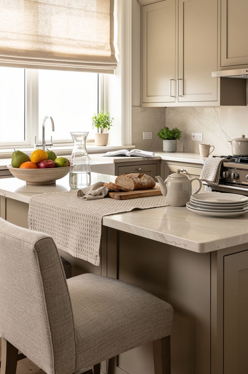 Soften the room with fabric you can actually wash