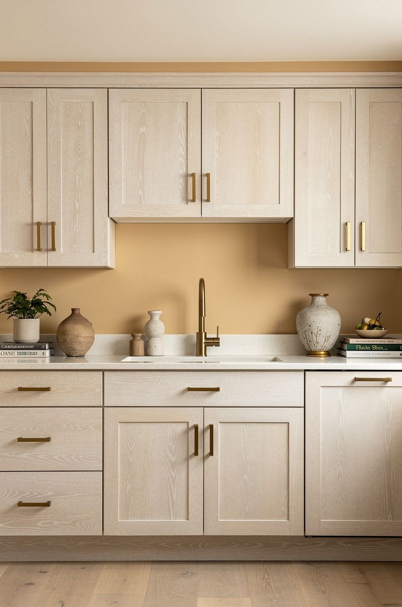 Start with a warm wall color before buying anything