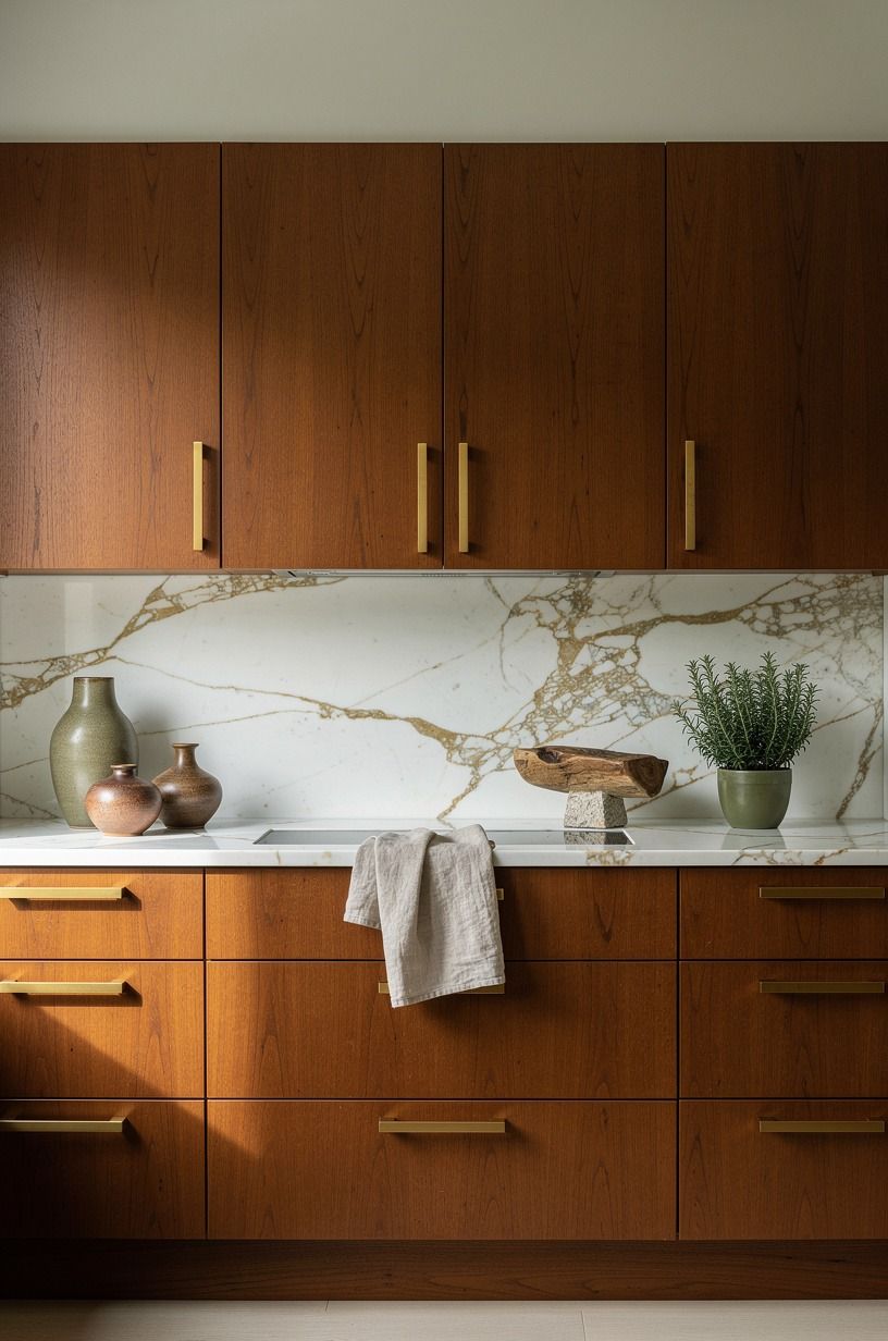 Swap shiny pulls for unlacquered brass