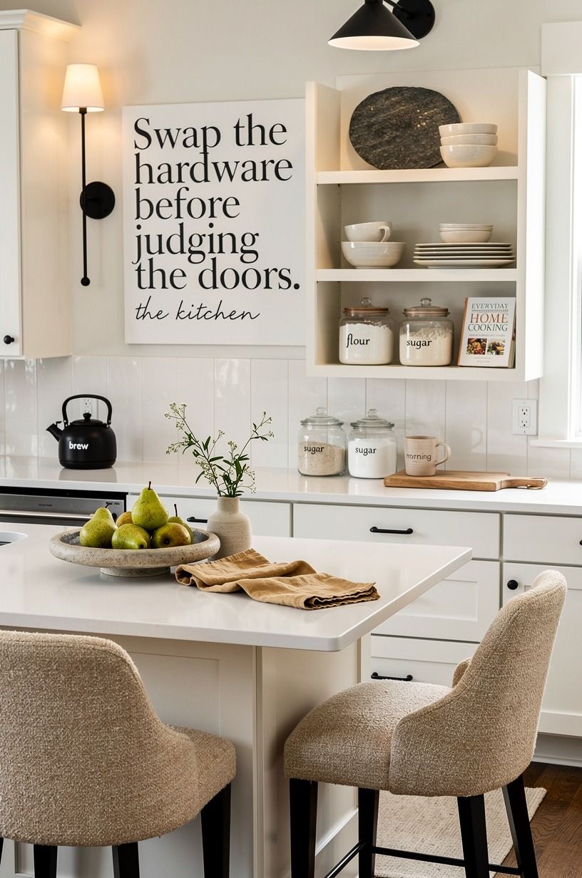 Swap the hardware before judging the doors