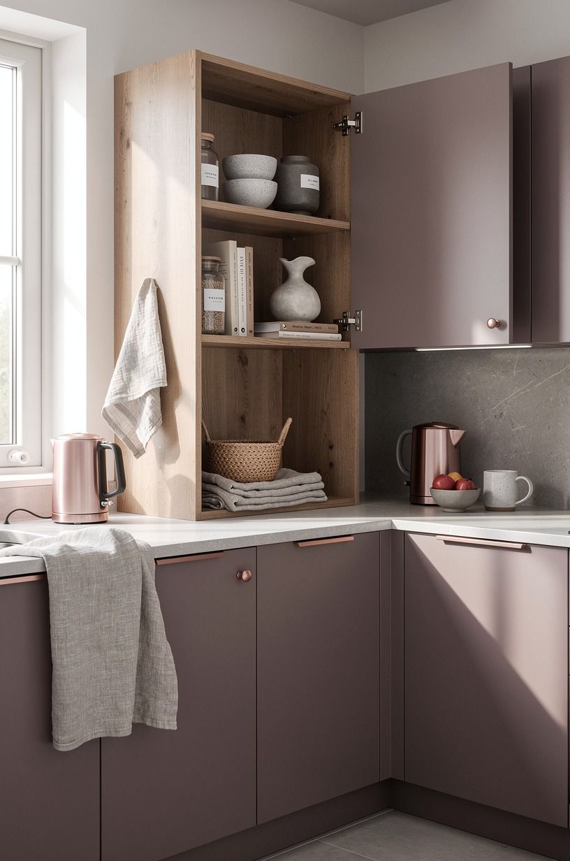 Swap Upper Doors for a Pocket Pantry