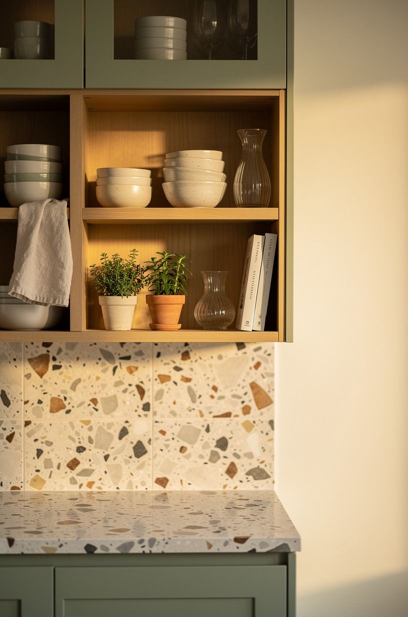 Swap Upper Doors for Open Shelf Moments