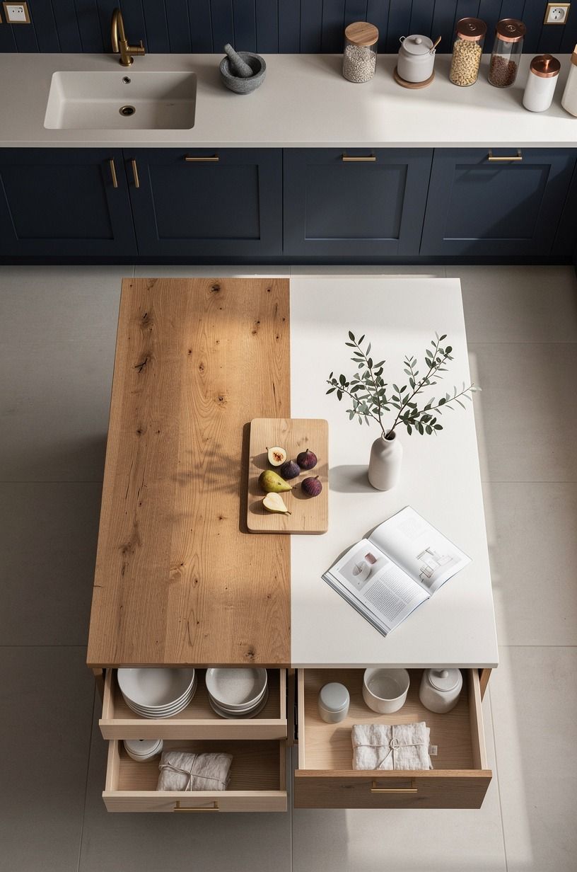 Try the Two-Wood Rule for Island Storage