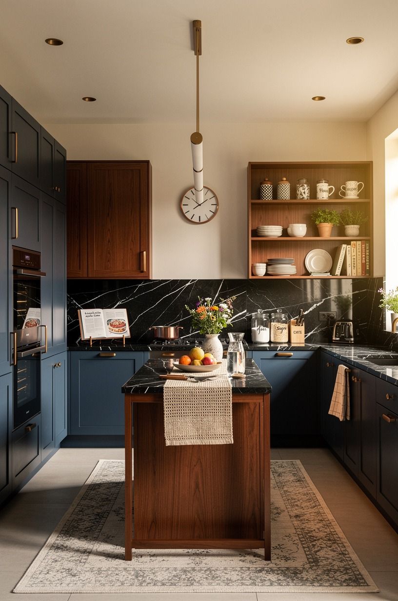 Use the Two-Wood Rule for a modern grandma style house