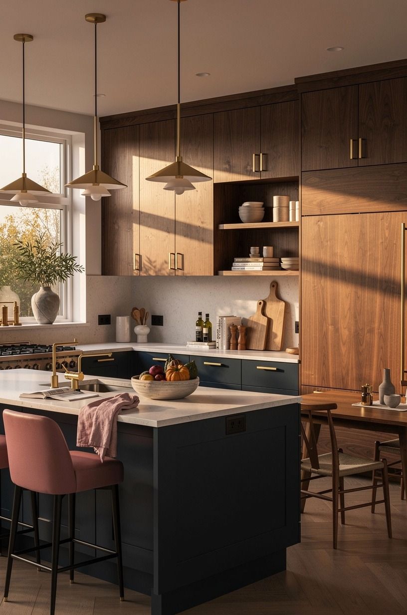 Use The Two-Wood Rule to keep the room from matching itself to death