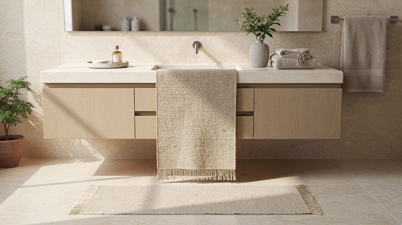 18 Limestone Bathroom Floor Ideas for Warm, Underfoot Luxury Without Renovating