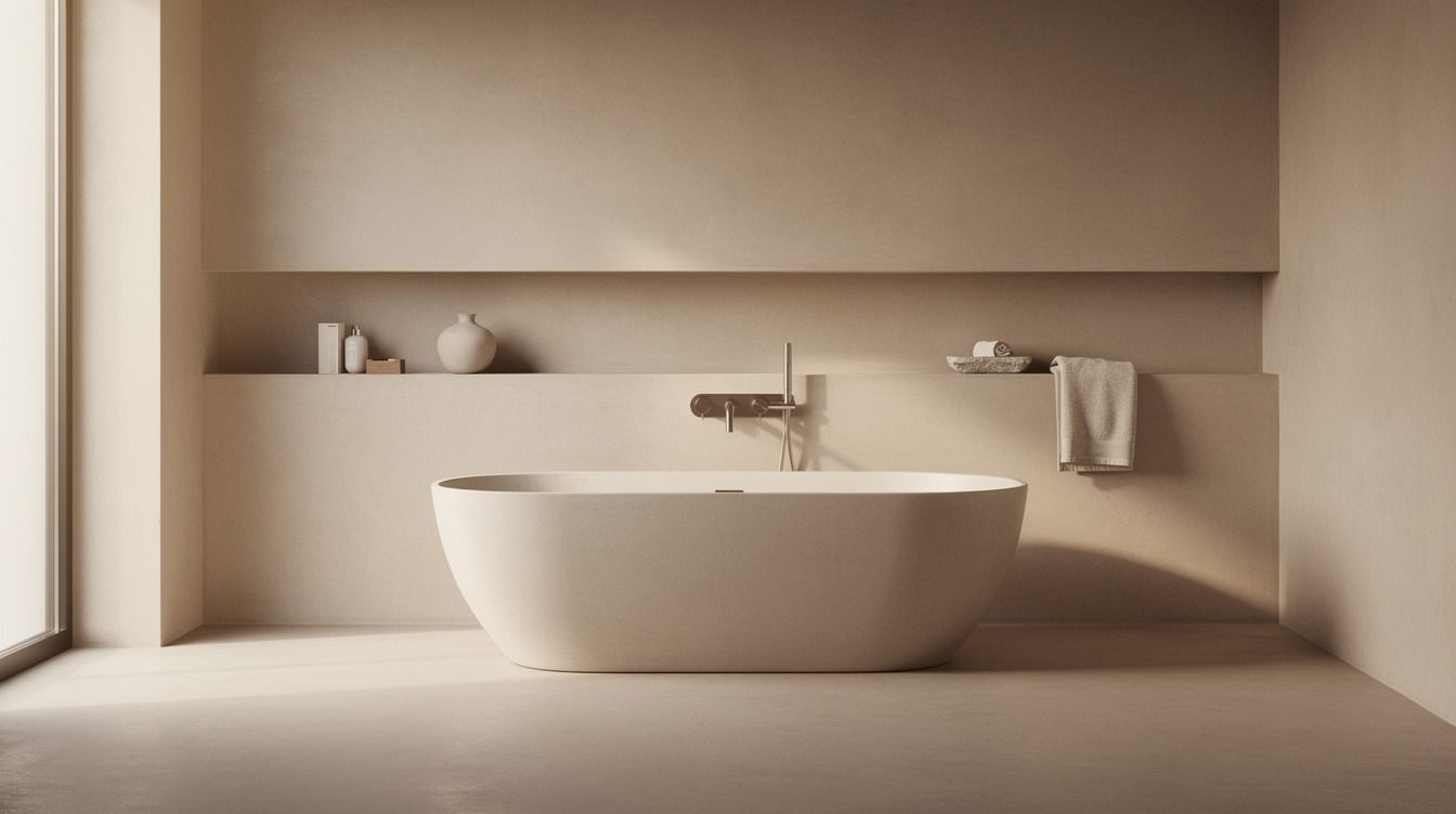 Low-Maintenance Luxury Microcement Bathroom Ideas That Feel Quietly Expensive