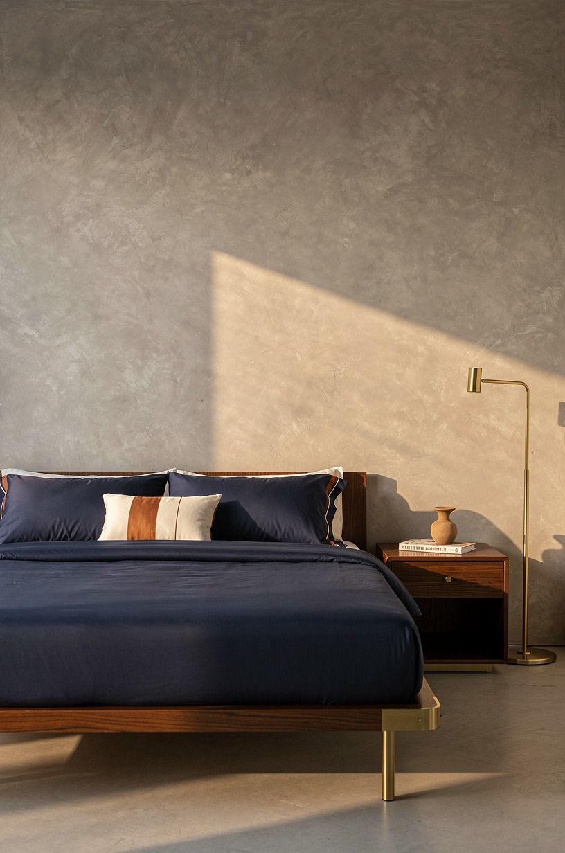 The One-Layer Rule changed how I make the bed, midnight blue palette