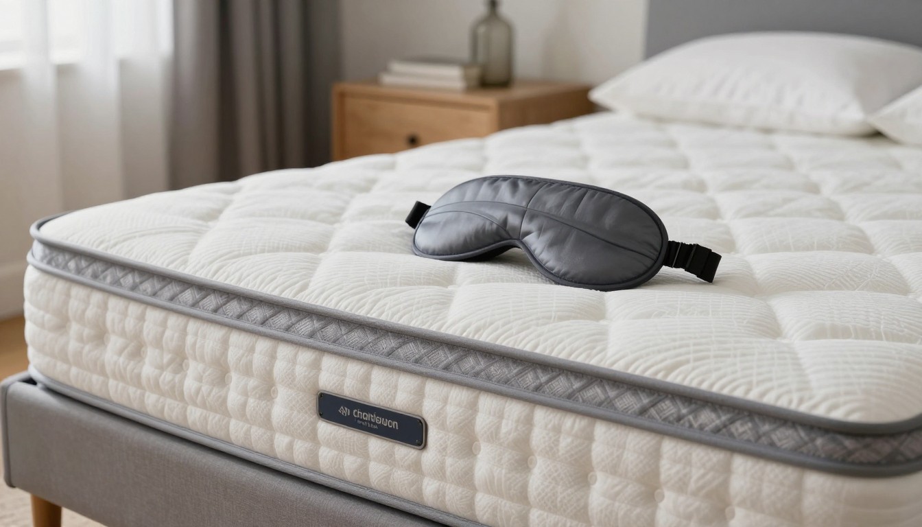 Editorial mattress photograph for are sleep masks bad for your eyes