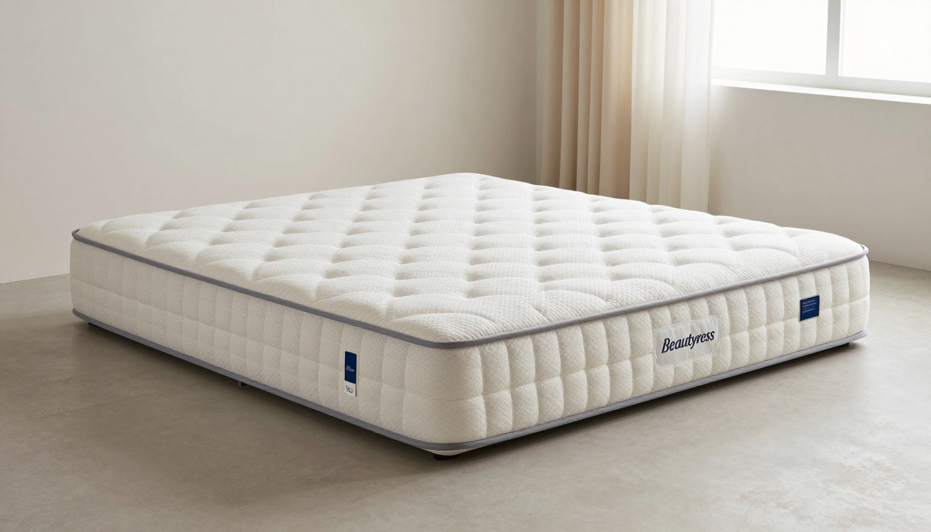 Editorial mattress photograph for beautyrest select broad peak medium hybrid king mattress