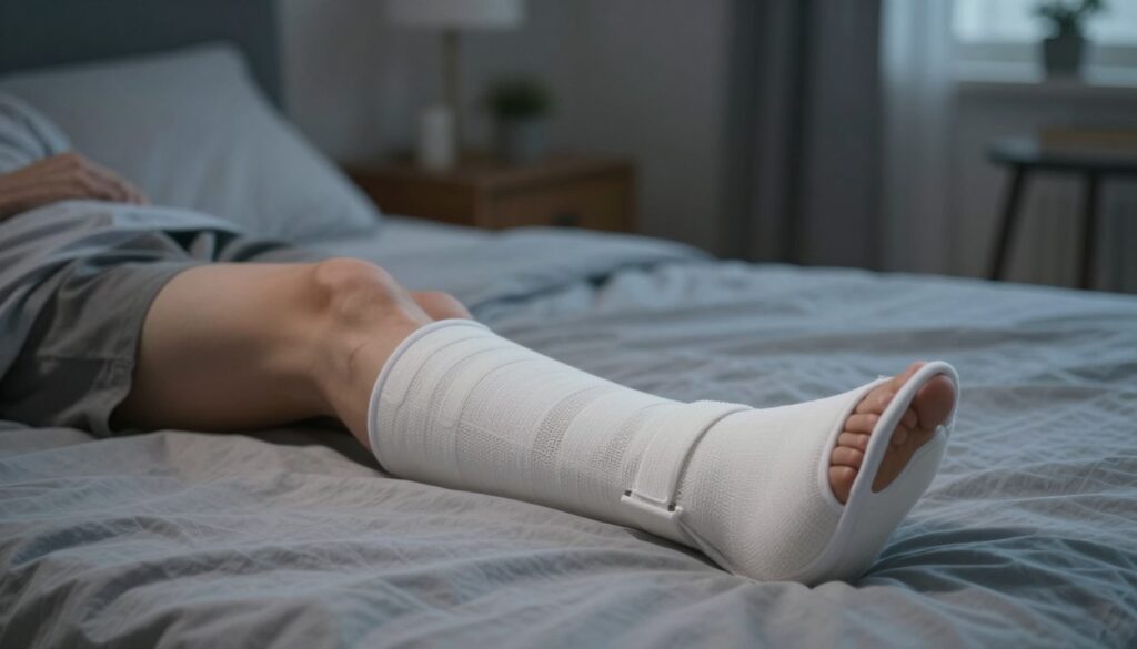 Editorial mattress photograph for can i take my splint off to sleep