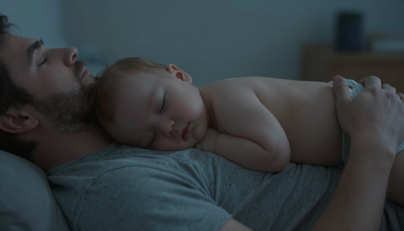 Editorial mattress photograph for can my baby sleep on my chest