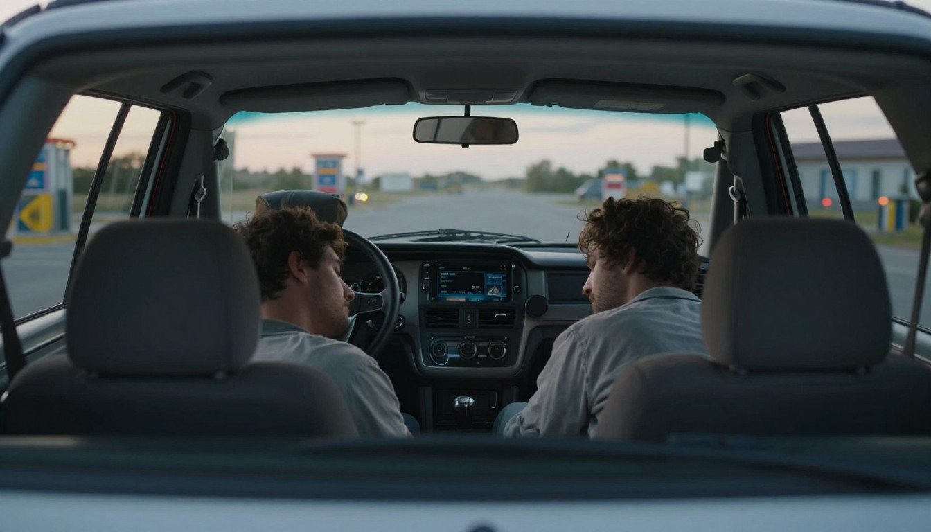 Editorial mattress photograph for can you sleep in your car at a rest stop