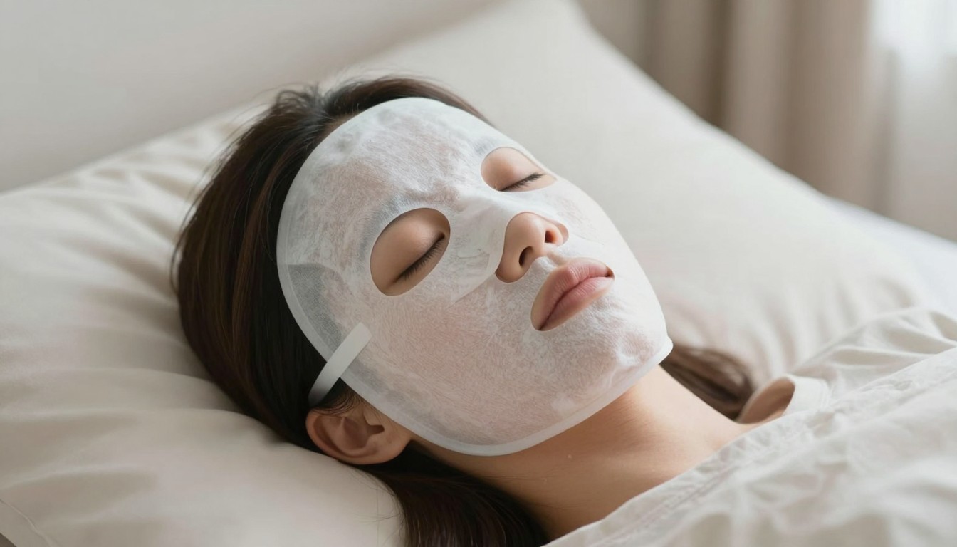 Editorial mattress photograph for can you sleep with cold compress face mask