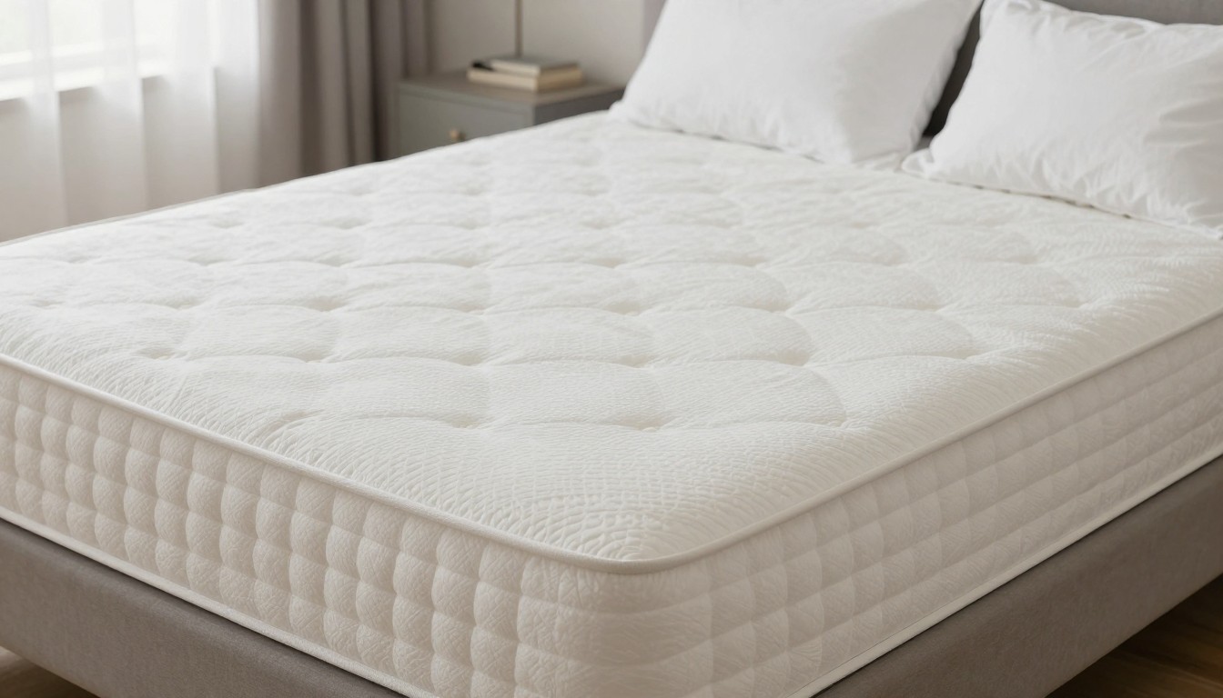 Editorial mattress photograph for coverlet bedding