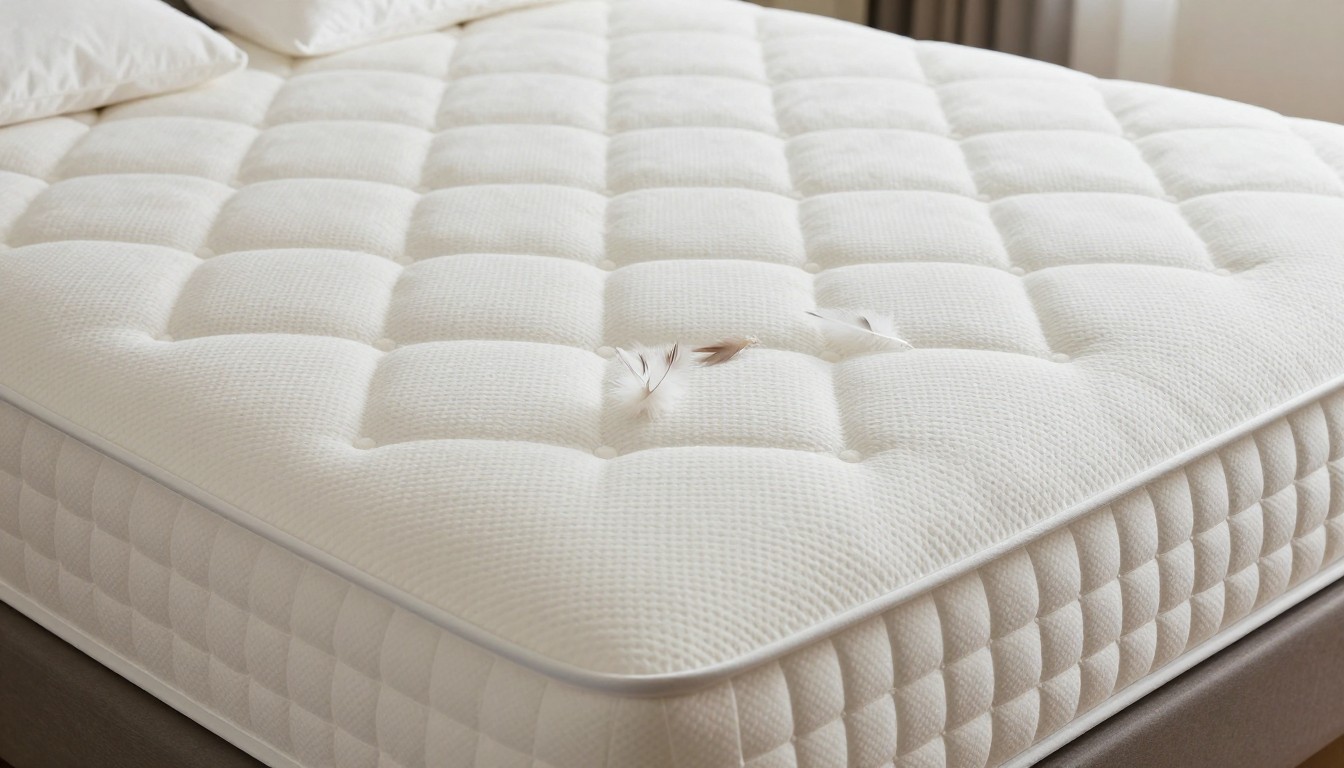 Editorial mattress photograph for do duvet's in hyatt have feathers in them