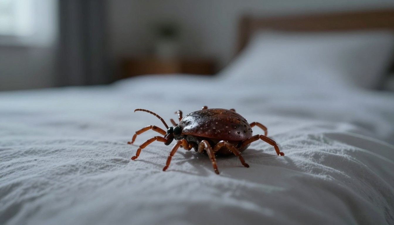 Editorial mattress photograph for do ticks sleep