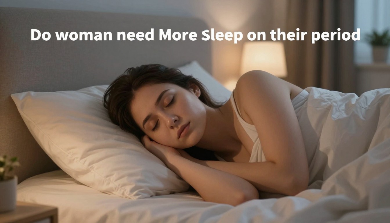 Editorial mattress photograph for do women need more sleep on their period