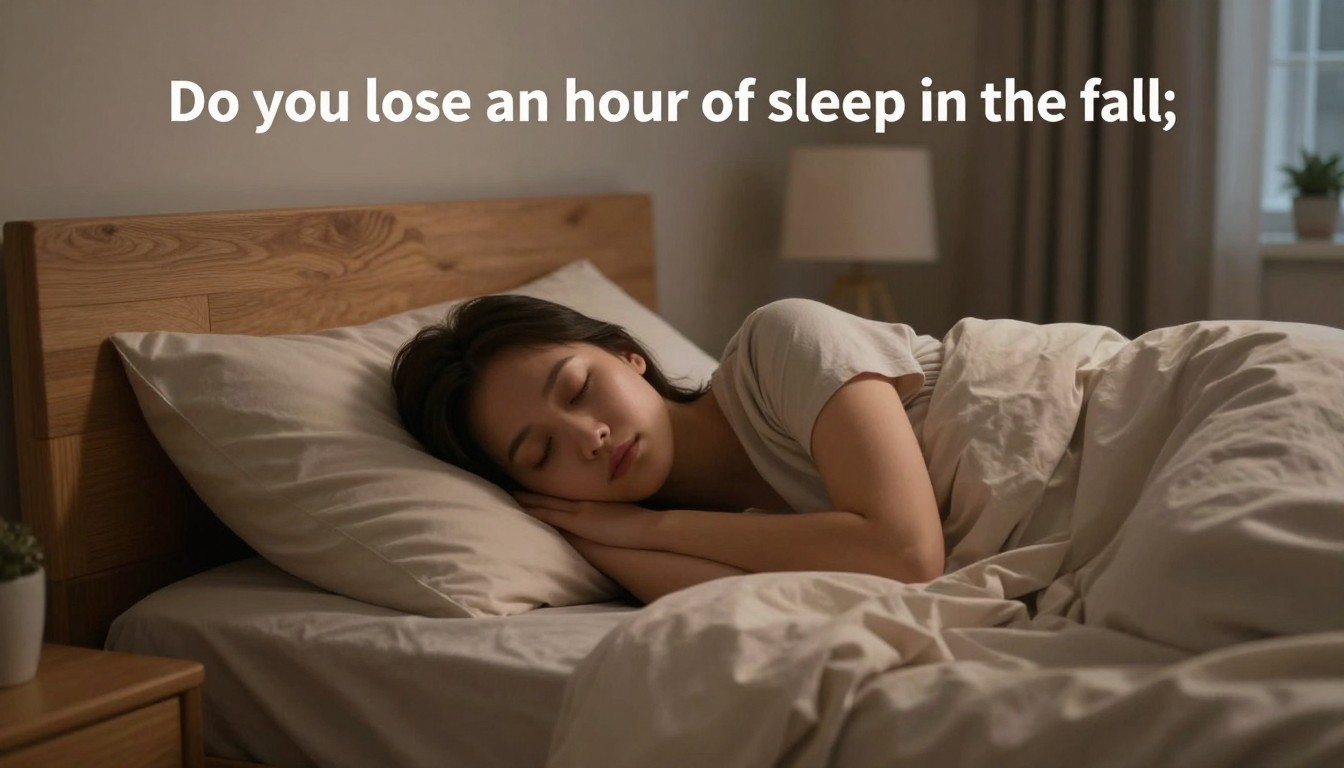 Editorial mattress photograph for do you lose an hour of sleep in the fall