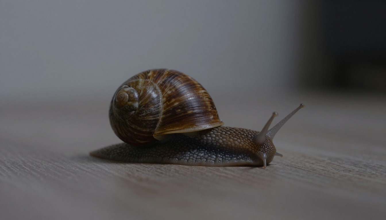 Editorial mattress photograph for does a snail sleep
