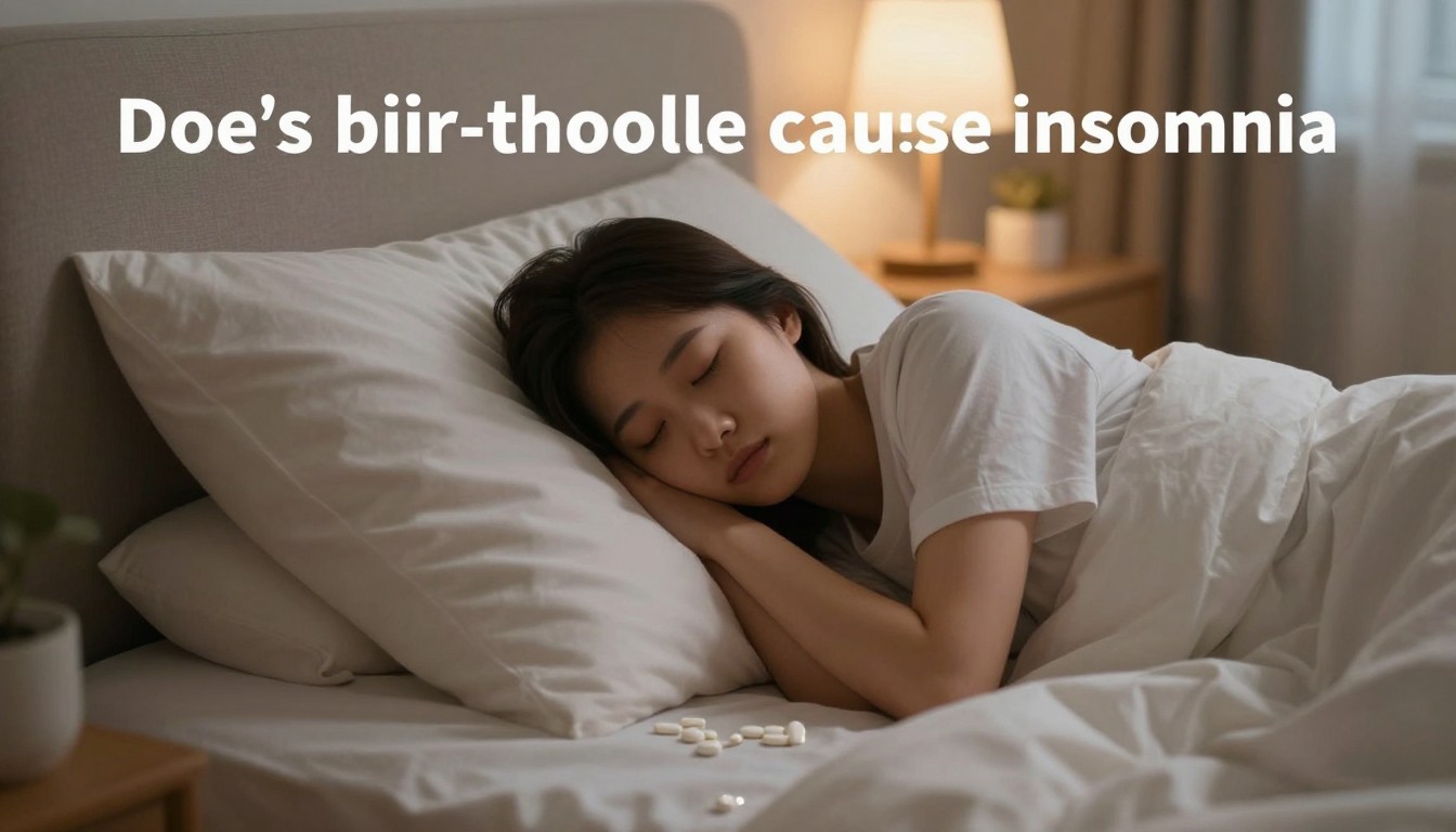 Editorial mattress photograph for does birth control pills cause insomnia