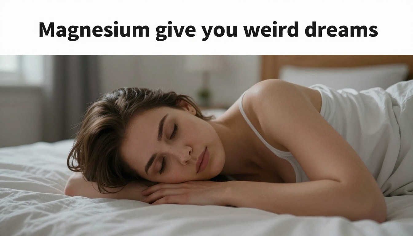 Editorial mattress photograph for does magnesium give you weird dreams