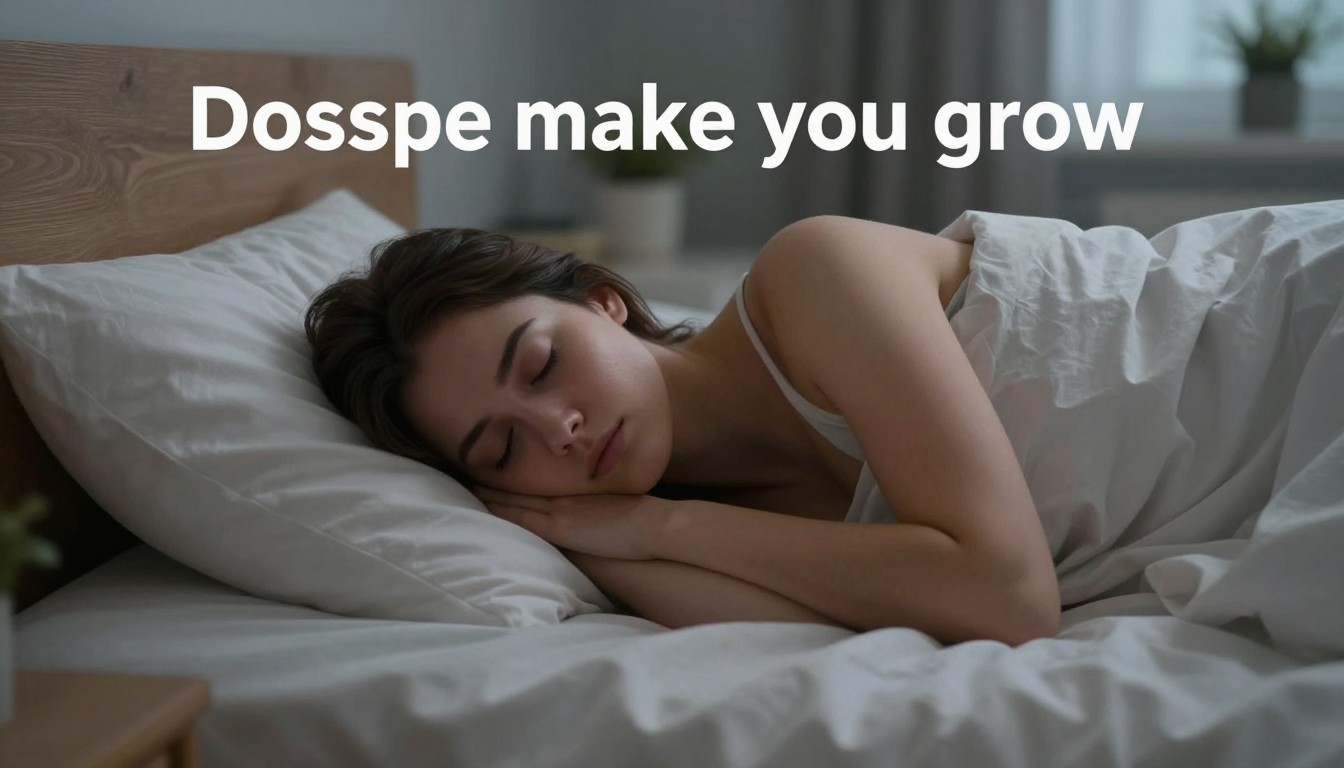 Editorial mattress photograph for does sleeping make you grow