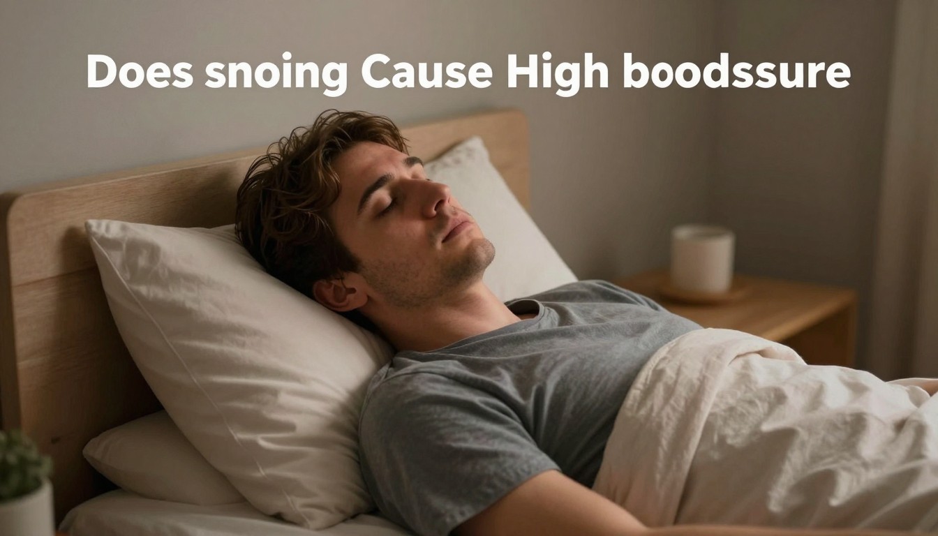 Editorial mattress photograph for does snoring cause high blood pressure