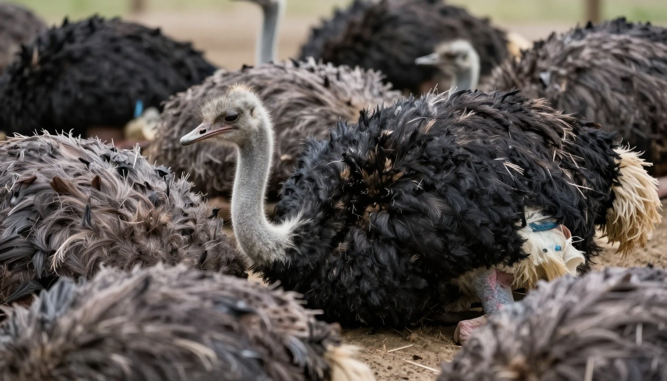 Editorial mattress photograph for how do ostriches sleep
