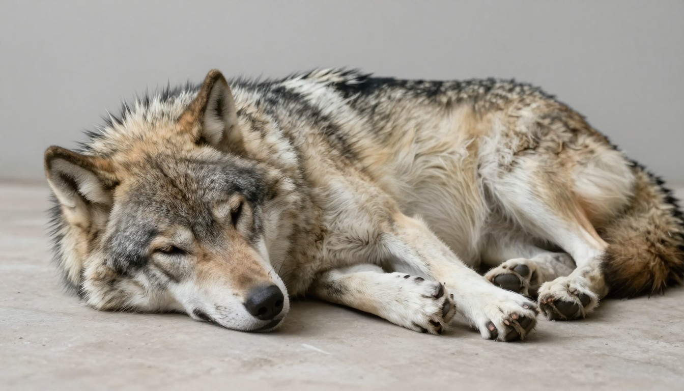 Editorial mattress photograph for how do wolves sleep