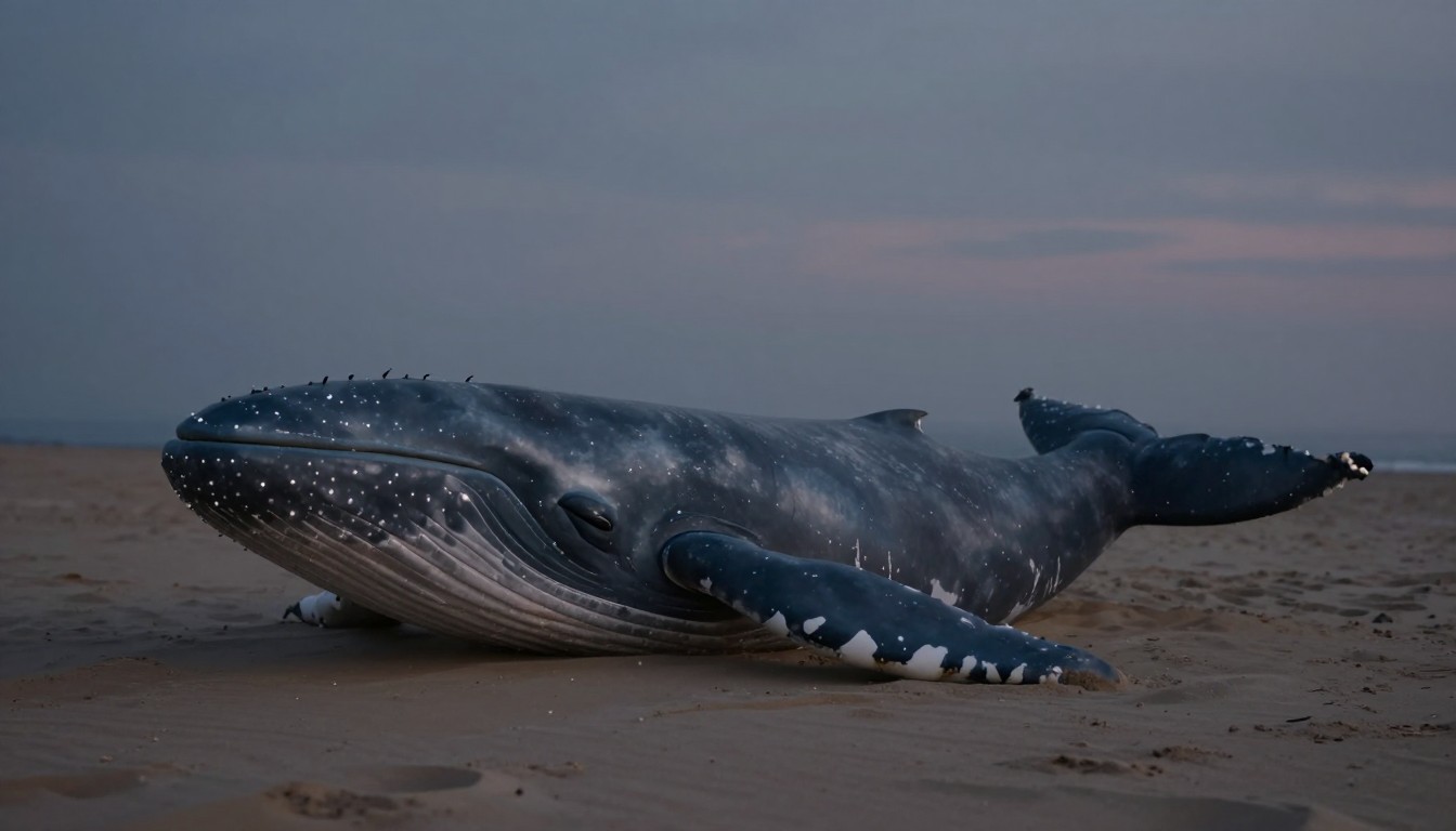 Editorial mattress photograph for how does a whale sleep