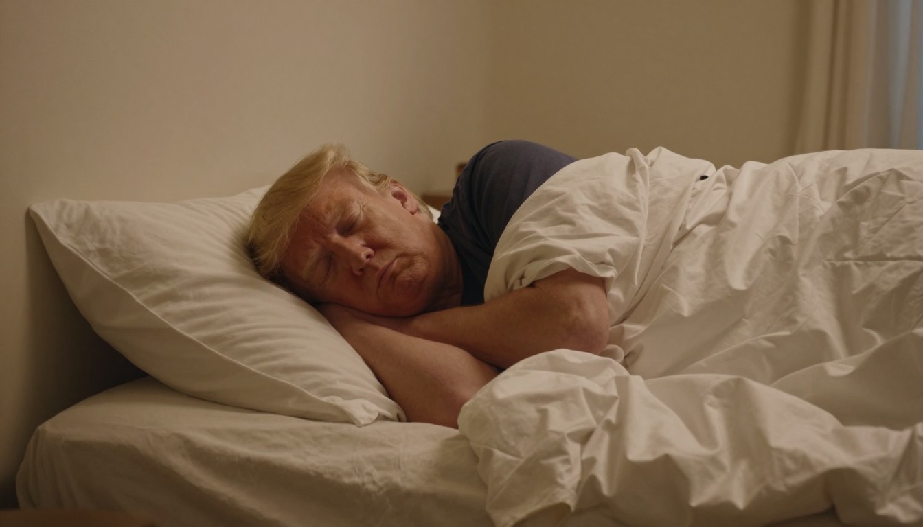 Editorial mattress photograph for how much sleep does donald trump get