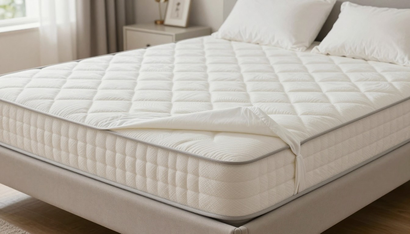 Editorial mattress photograph for how to tie bed mattress topper