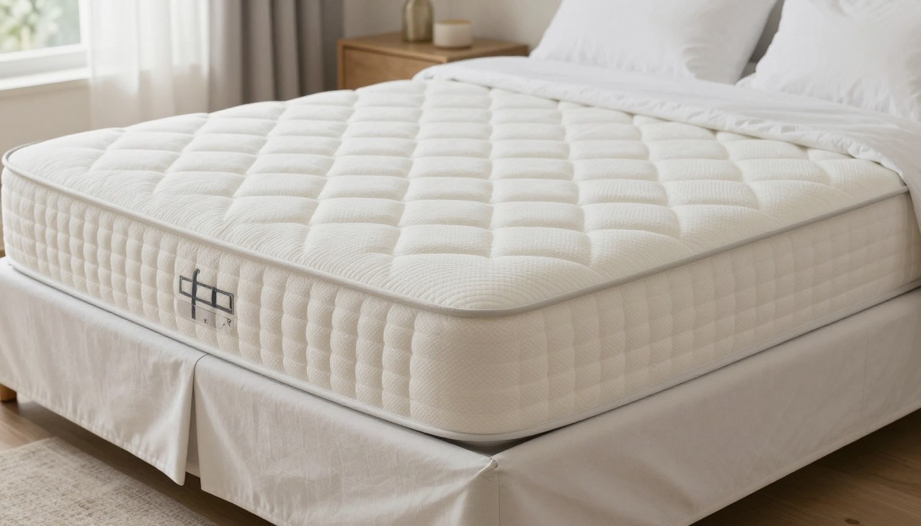 Editorial mattress photograph for how to tuck in sheets with a wrap around bed skirt queen
