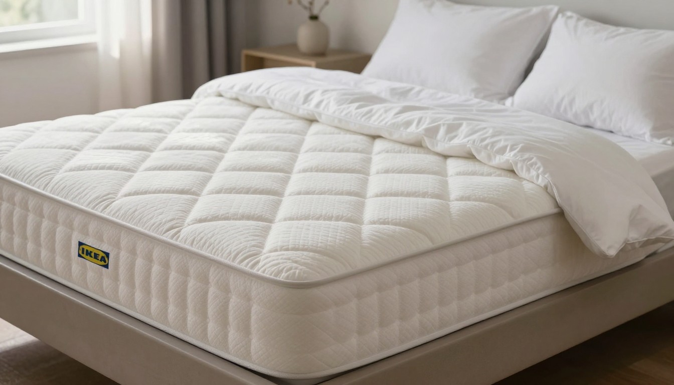 Editorial mattress photograph for ikea comforter duvet