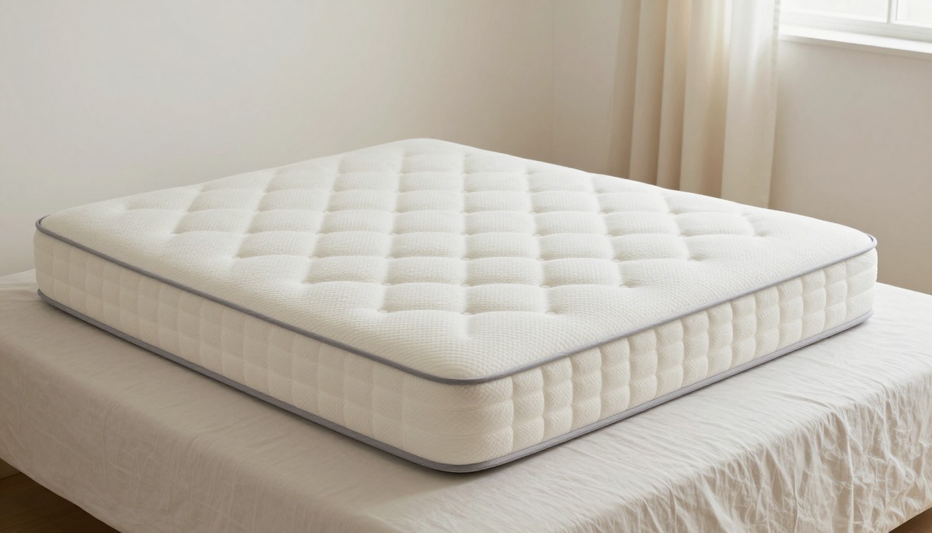 Editorial mattress photograph for is it better to sleep without a pillow