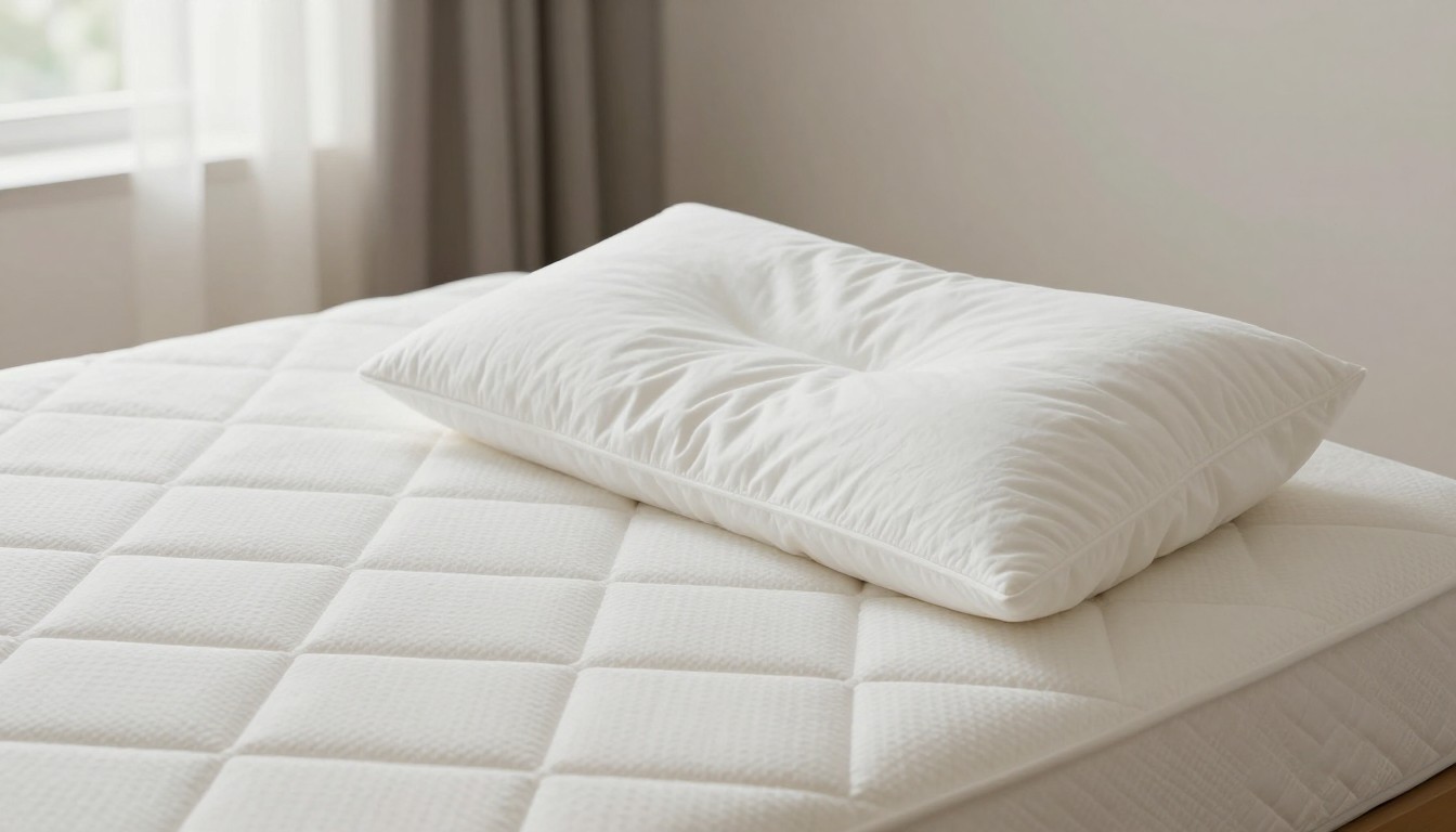 Editorial mattress photograph for is sleeping on a low pillow better for face symetry