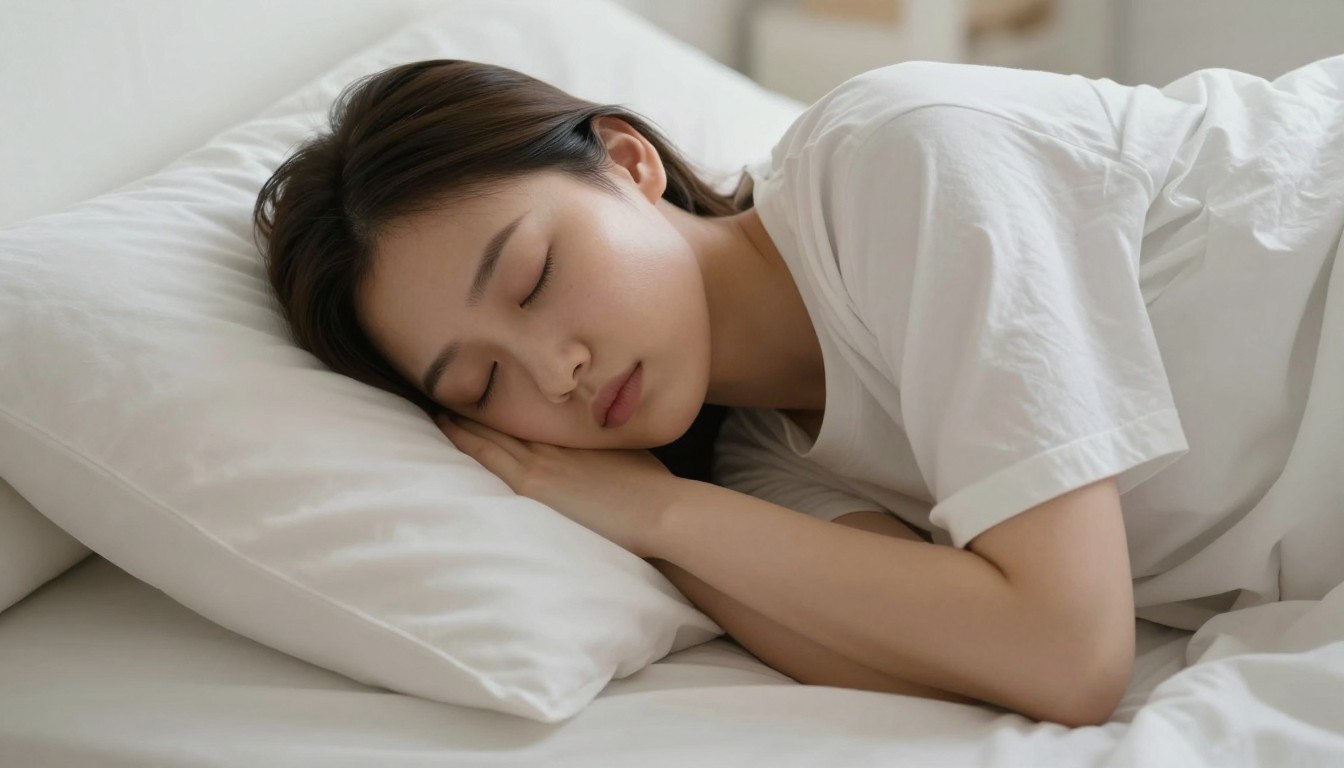 Editorial mattress photograph for is sleeping with contacts bad
