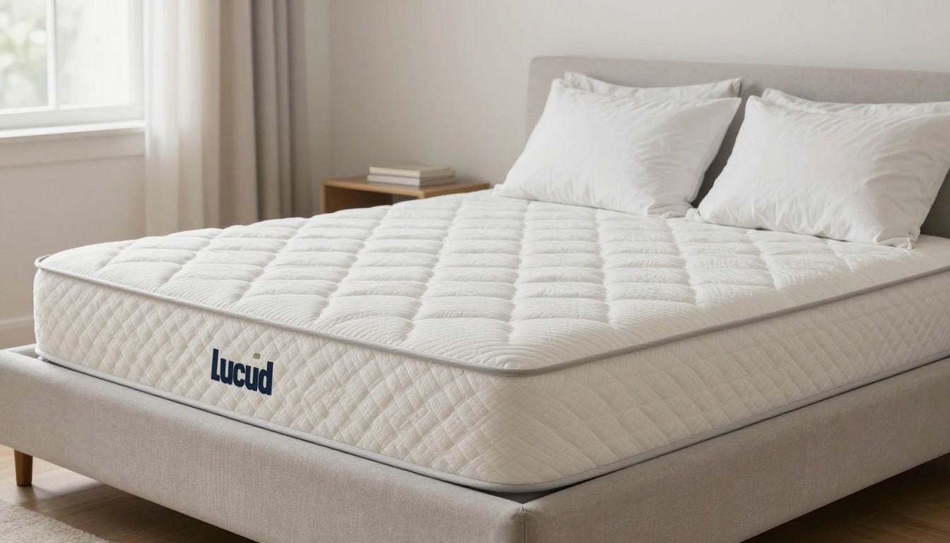 Editorial mattress photograph for lucid vs zinus