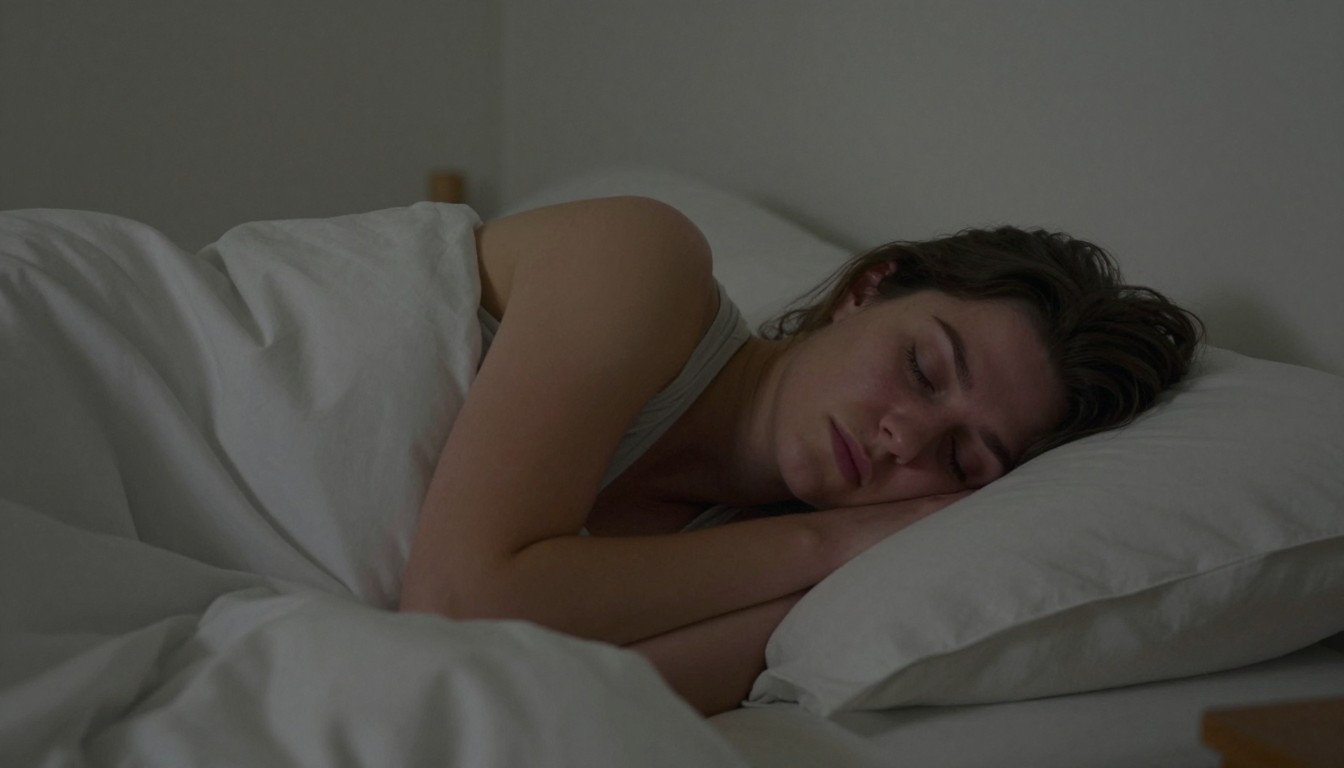 Editorial mattress photograph for which side to sleep with blocked nose