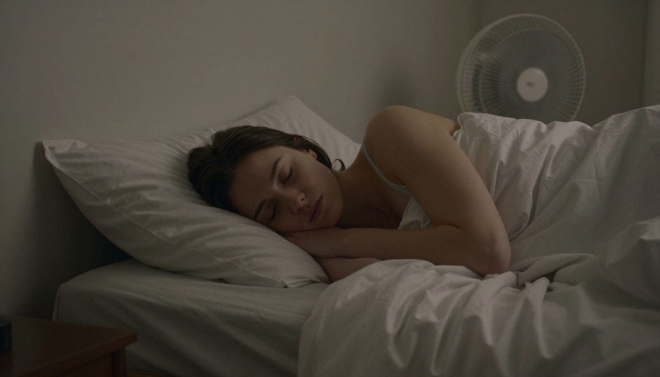 Editorial mattress photograph for why can t i sleep without a fan