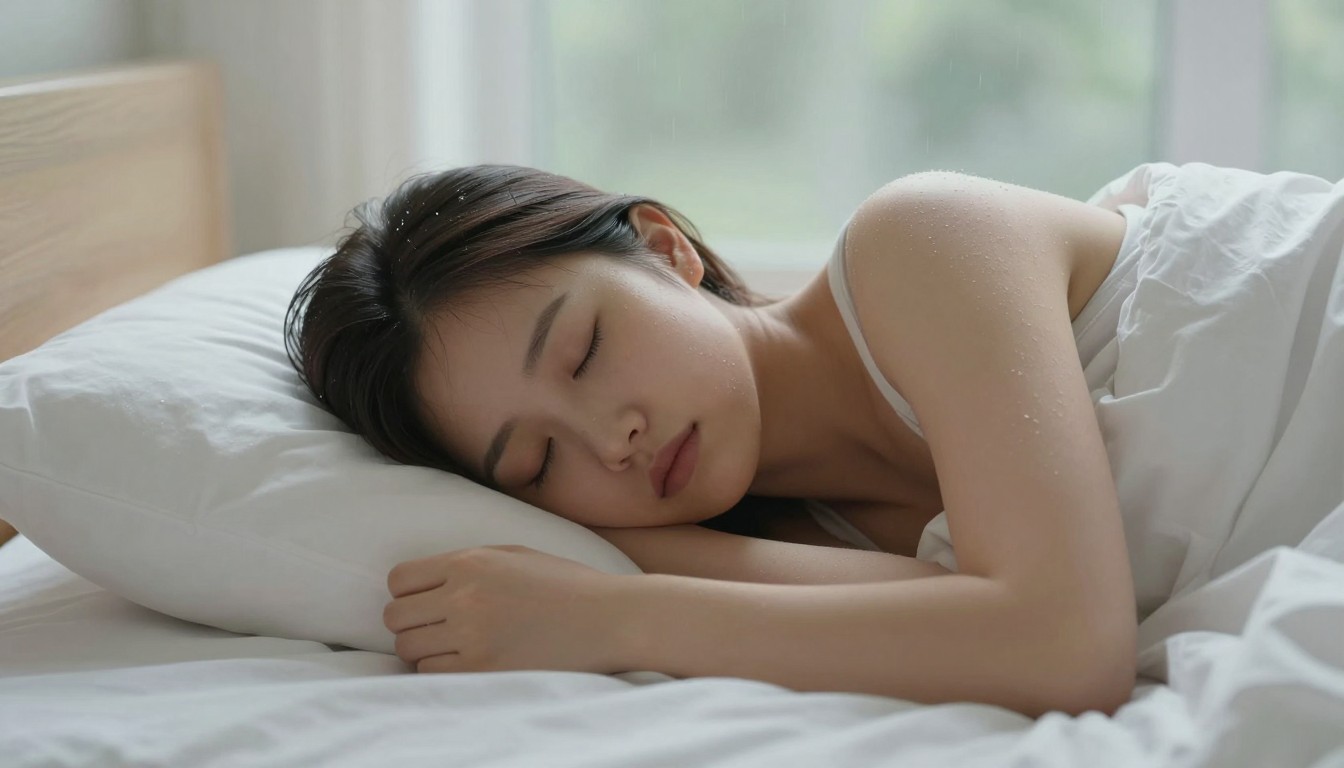 Editorial mattress photograph for why does rain make you sleepy