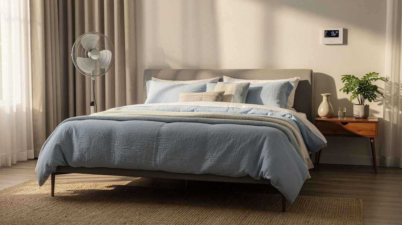 My Cooling Organic Bedroom for Night Sweats