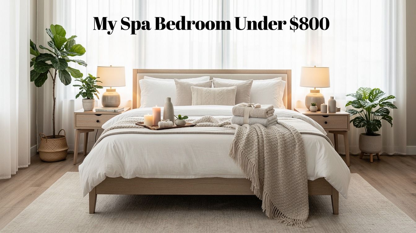 My Spa Bedroom Under $800