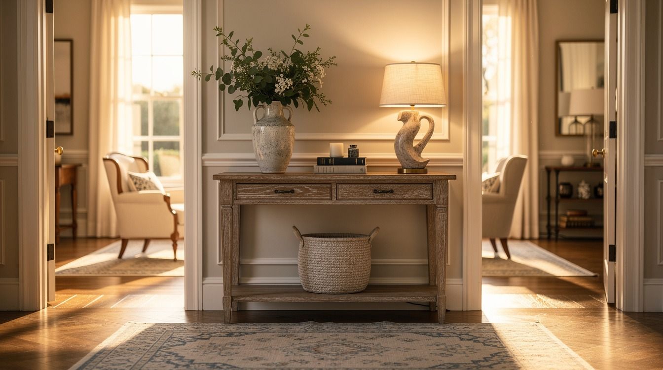 13 Nancy Meyers Entryway Ideas for a Warm First Impression That Feels Effortless
