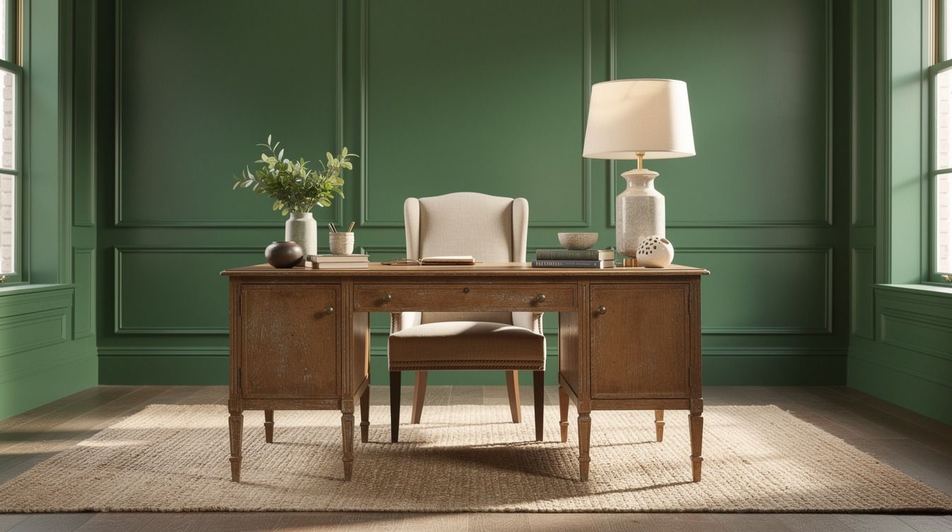 I Finally Created a Nancy Meyers Home Office, My Cozy Writer's Study Feels Effortless