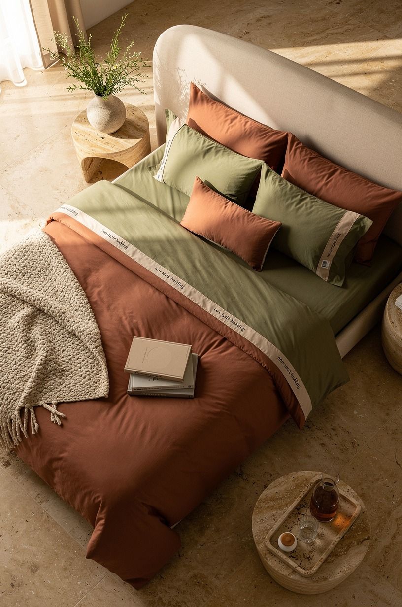 I kept the budget focused on what touches me, terracotta palette